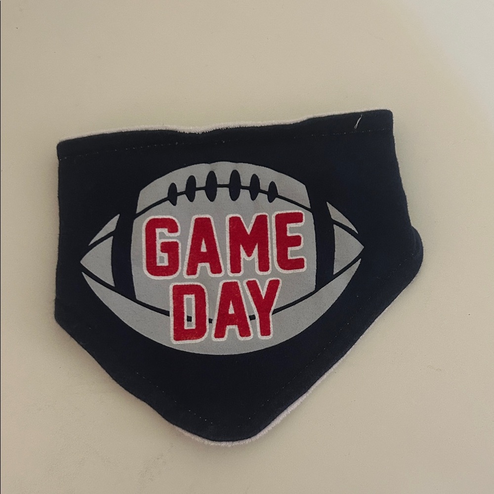 Game Day Kids Football Bib - navy and Red